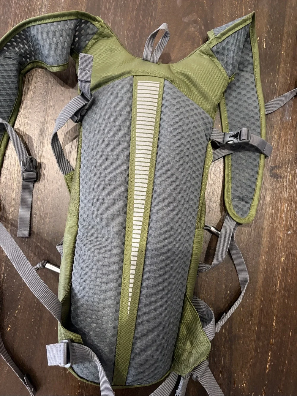 Uline Hydration Backpack Water Reservoir Hiking Cycling Running Olive Green New